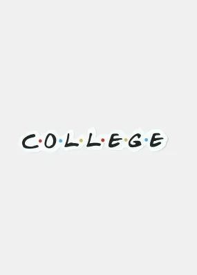 Oki Sticker- College