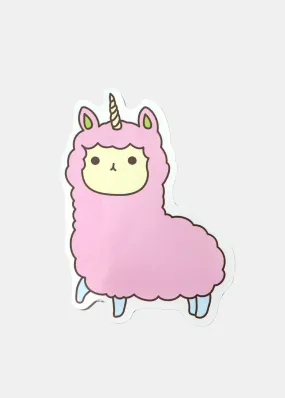 Oki Sticker-Cute Unicorn Alpaca