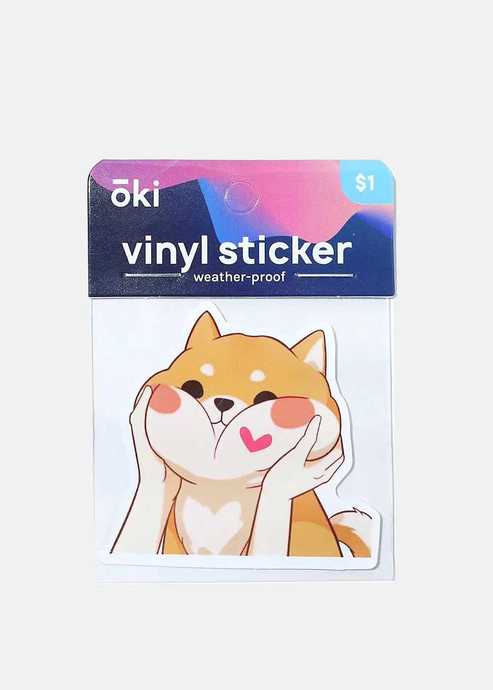 Oki Sticker- Heart Panda