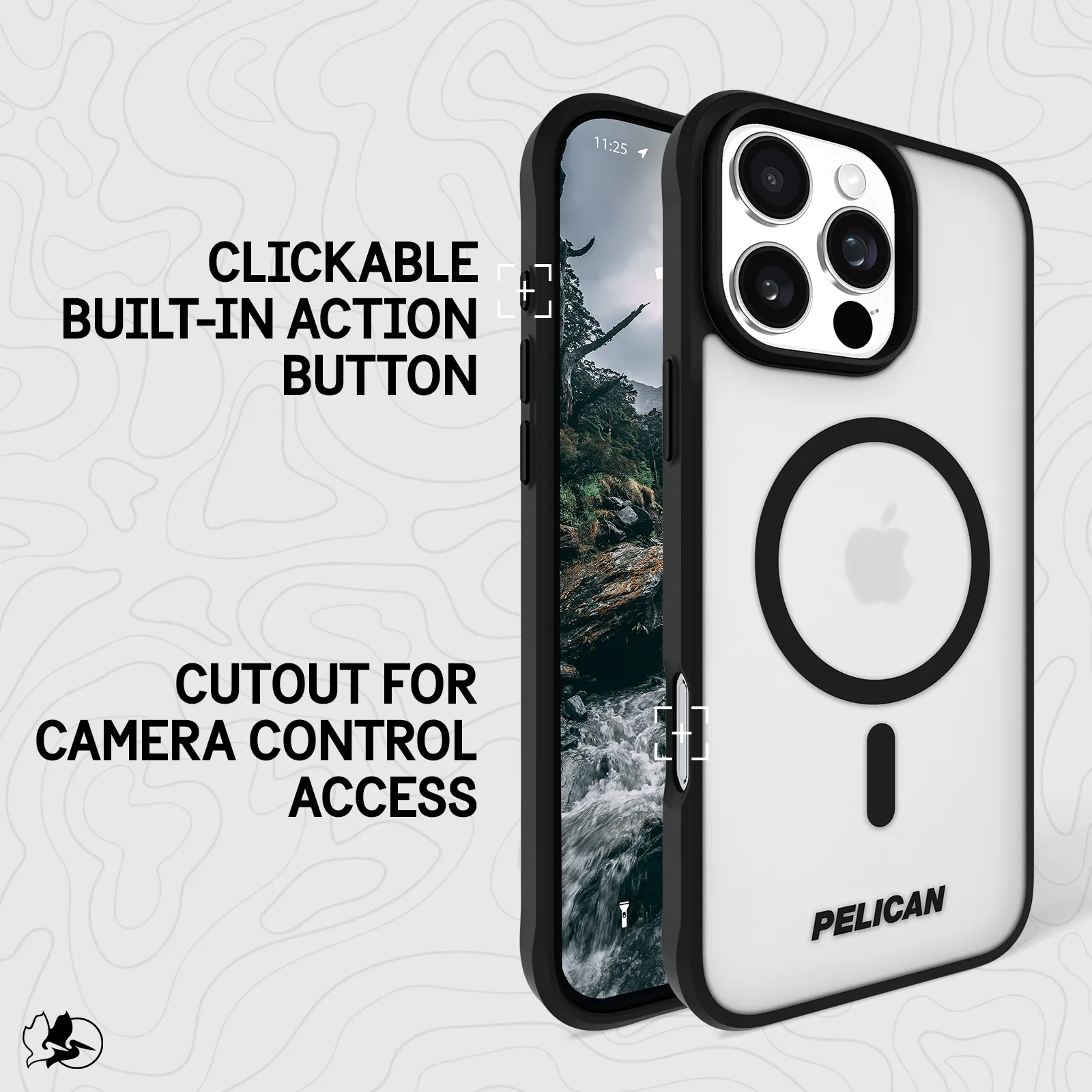 Pelican Ranger Frosted Clear MagSafe - iPhone 16 Pro