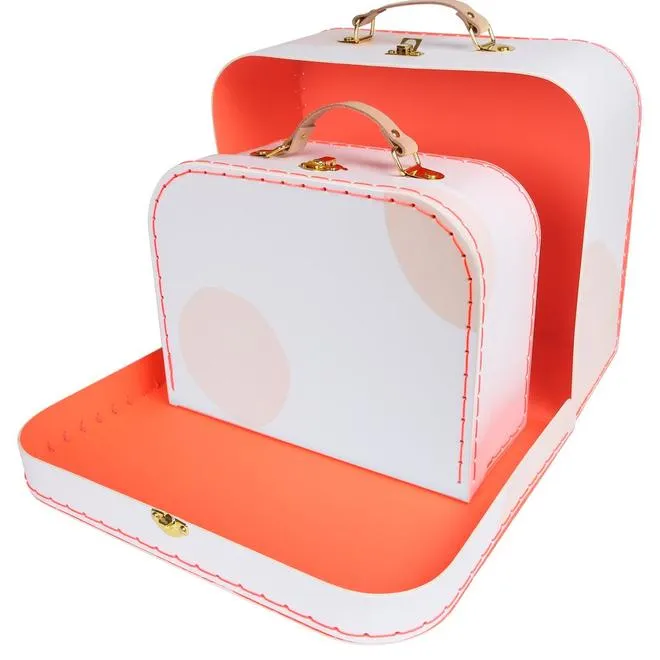 Pink Dot Suitcases