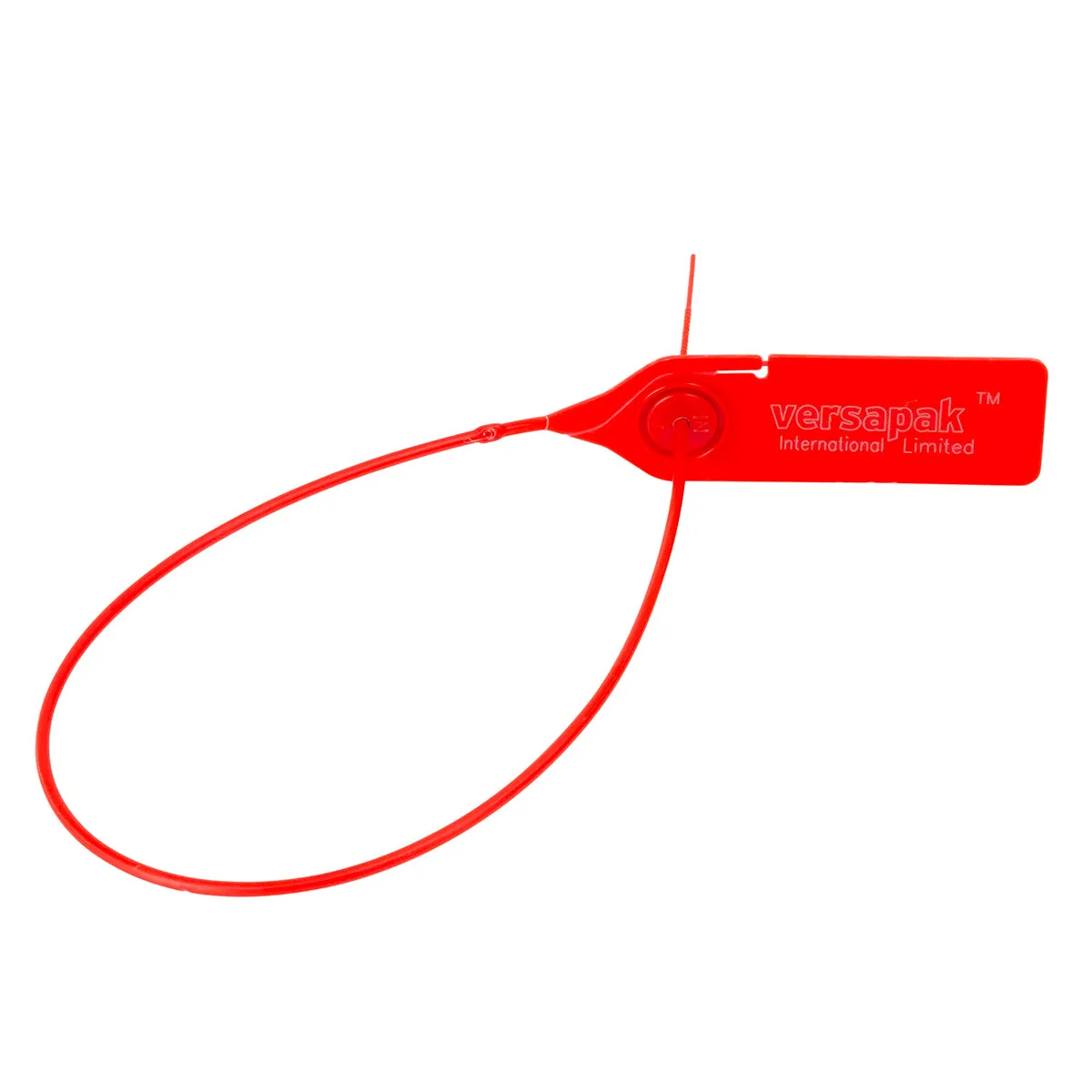 Pull Security Seal - Numbered Metal Jaw Plastic