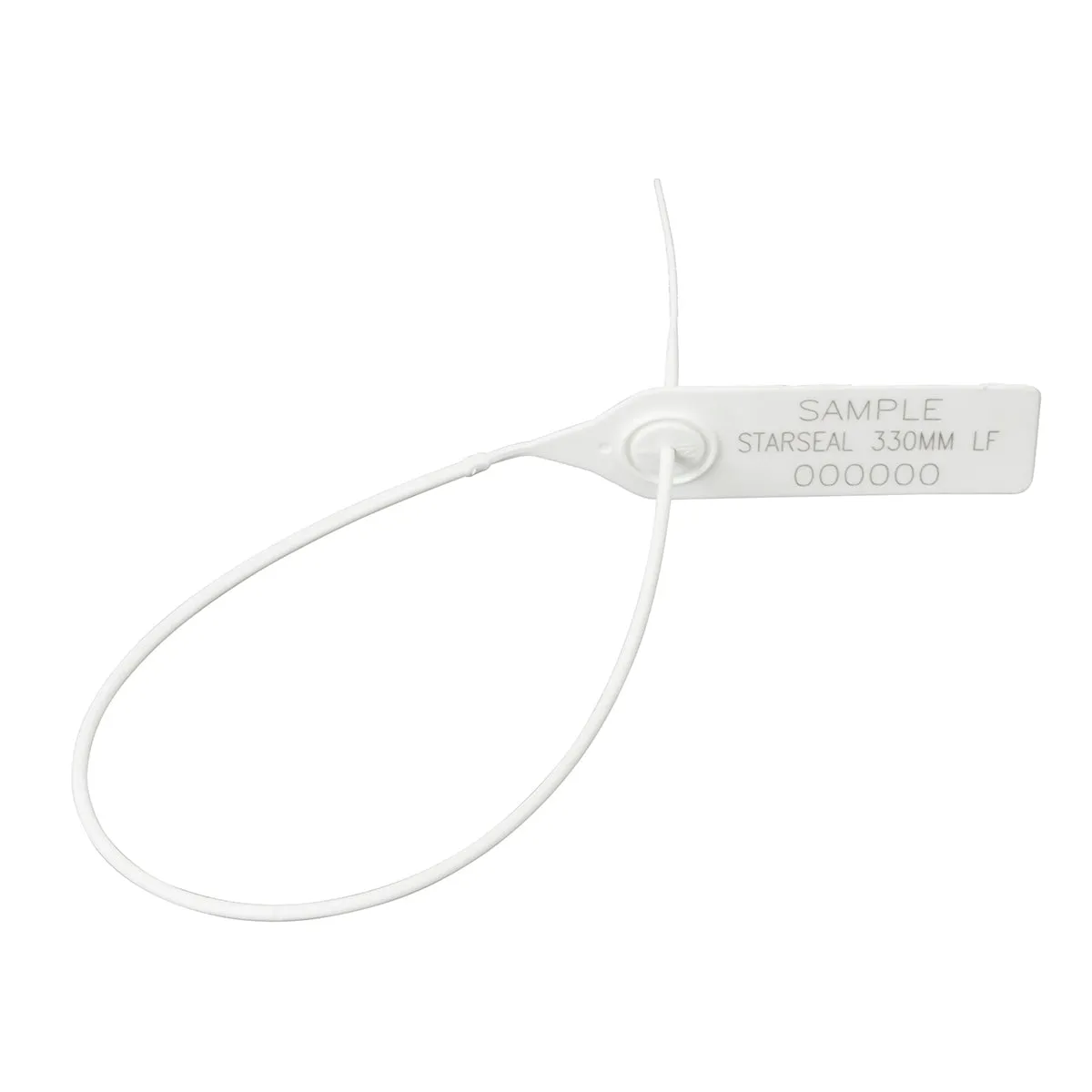 Pull Security Seal - Numbered Metal Jaw Plastic