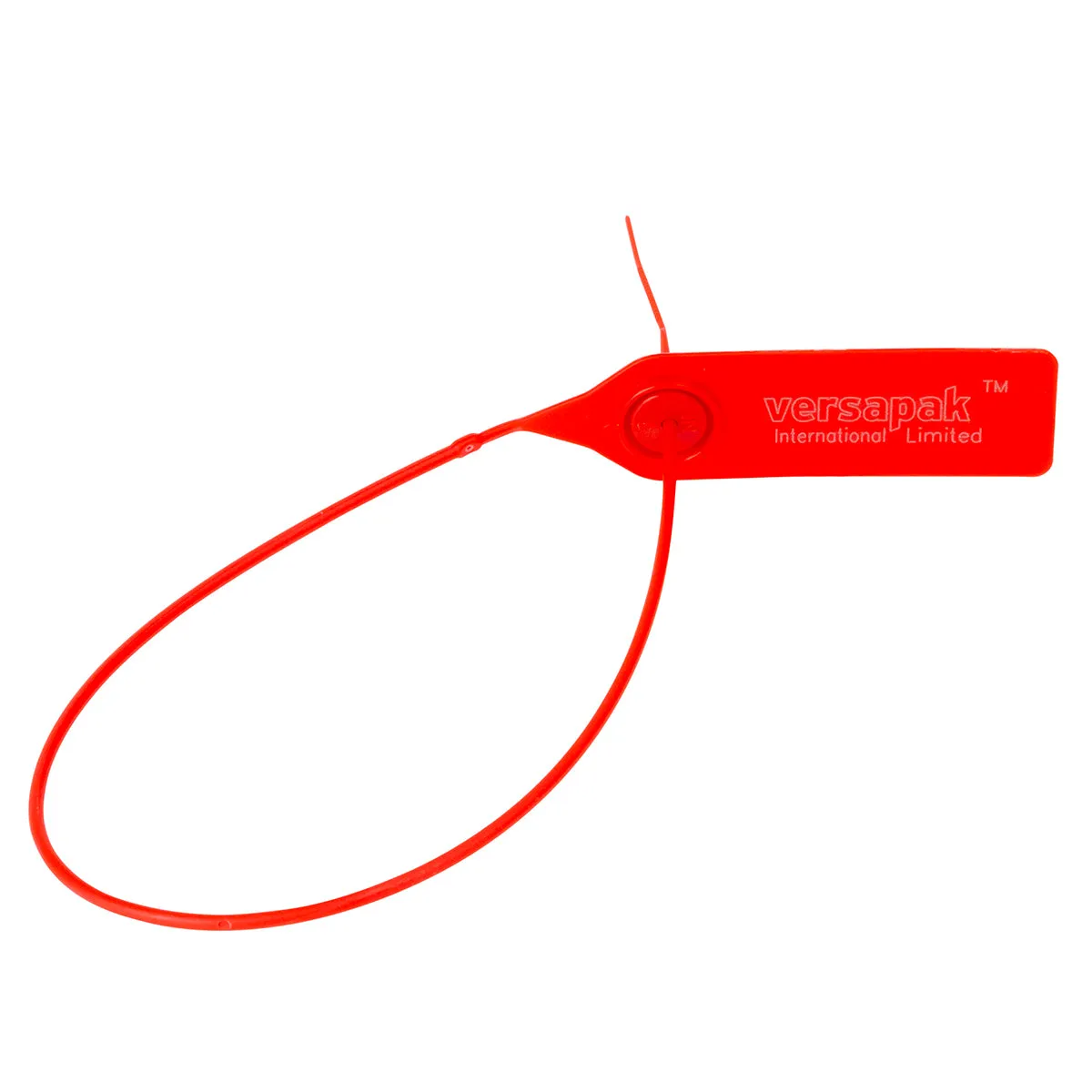 Pull Security Seal - Numbered Metal Jaw Plastic