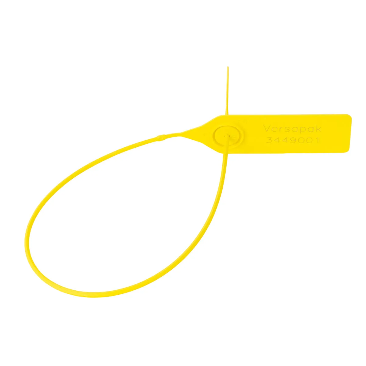 Pull Security Seal - Numbered Metal Jaw Plastic