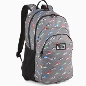 Puma Versatile Multi-Sport Backpack with Dual Compartment Design - Gray/Silver