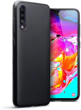 Samsung Galaxy A70 Gel Cover - Black