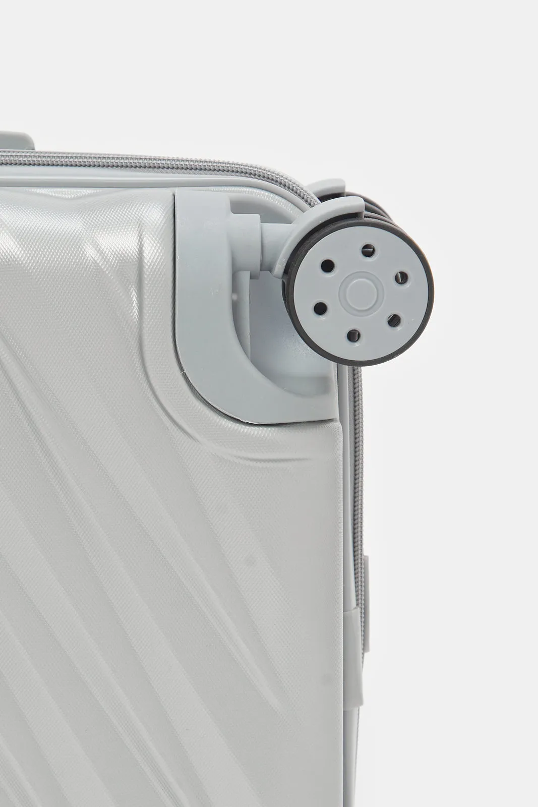 Silver Hard Abs Trolley Luggage 20 Inch
