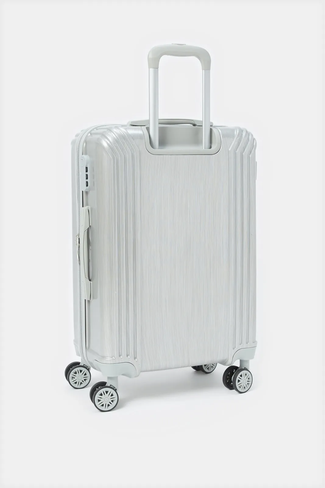 Silver Trolley Travel Luggage (28 Inch)