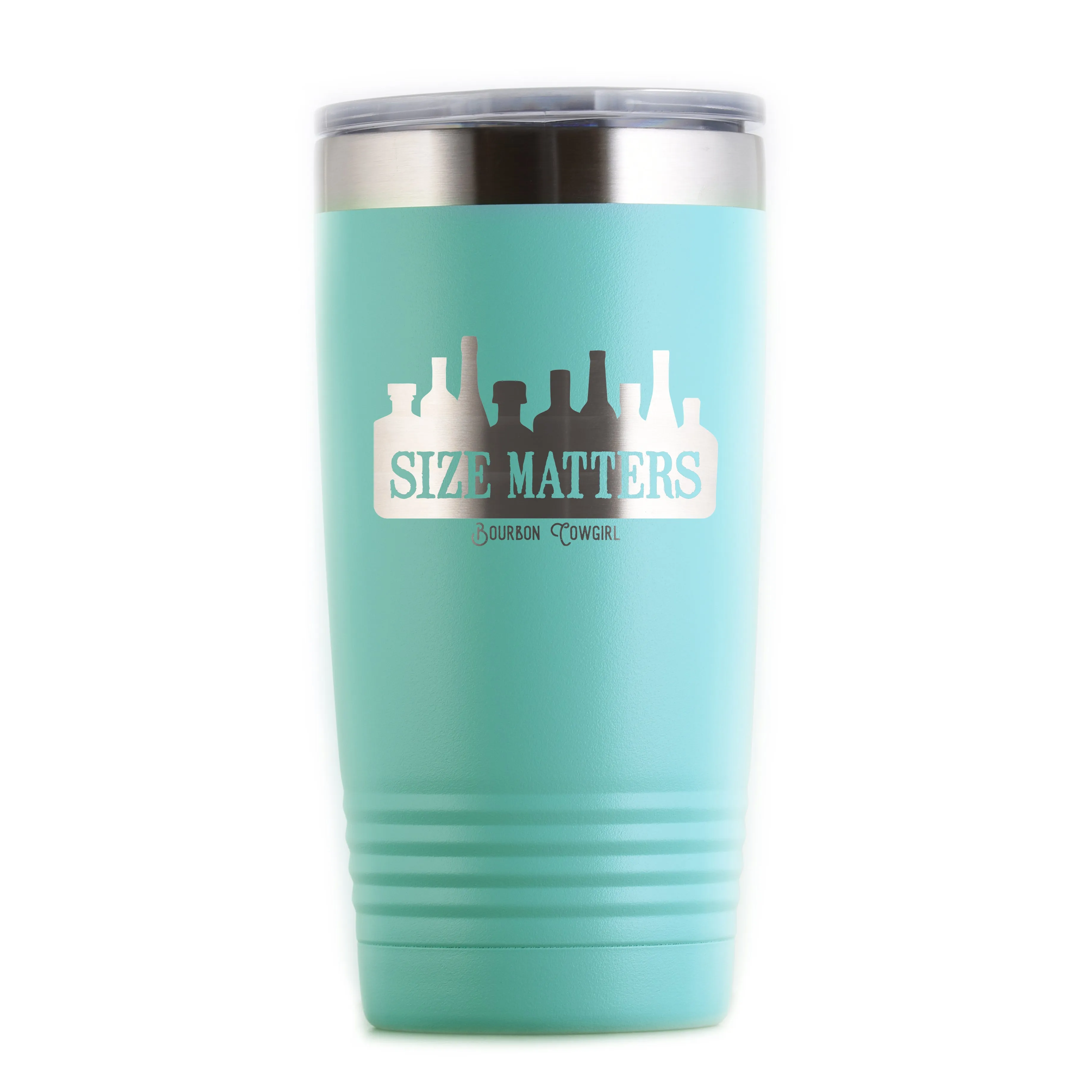 Size Matters Funny Travel Tumbler