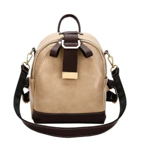 Trendy Cute Little PU Leather Backpack For Women