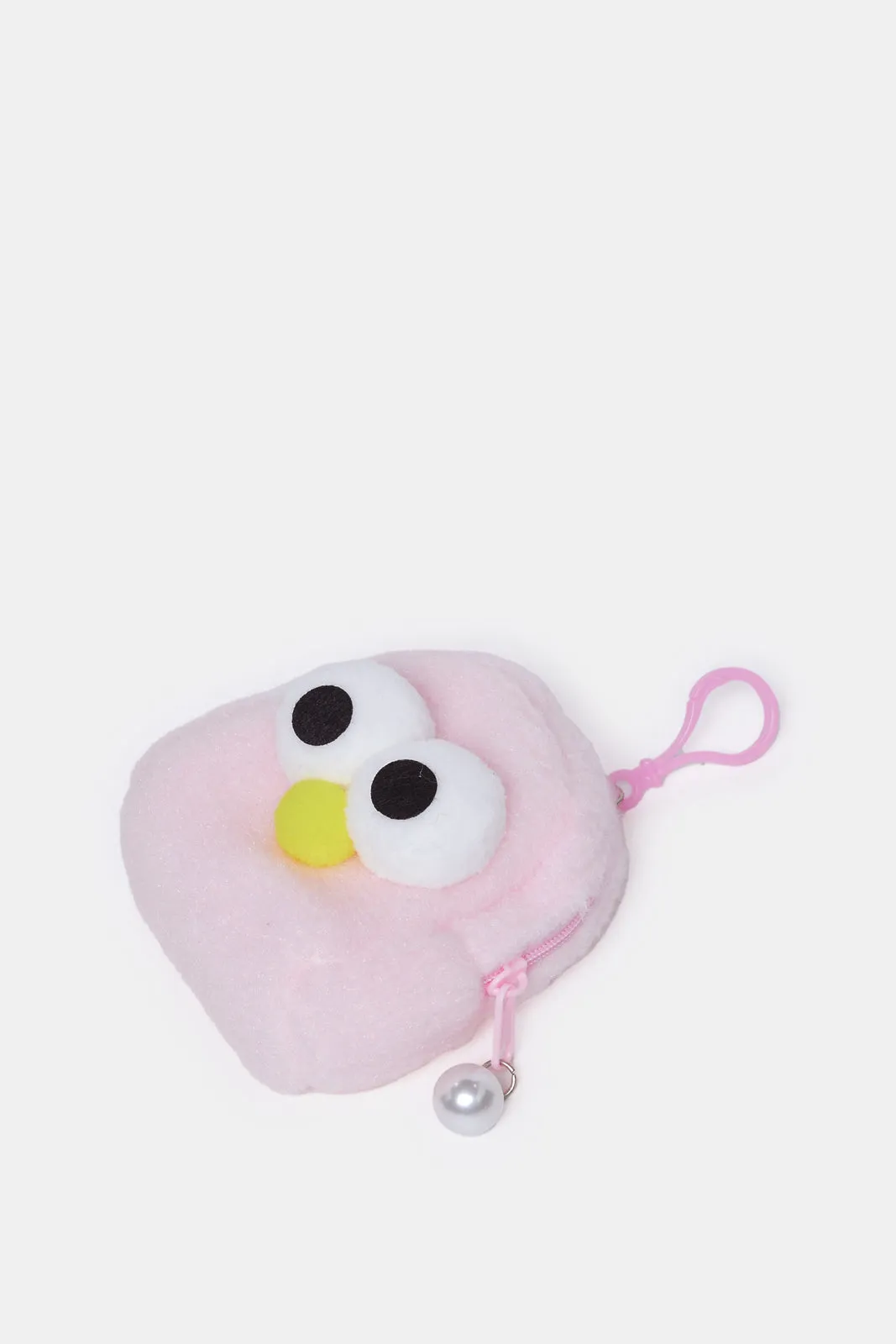 Women Pink Embellished Bird Bag Add-On